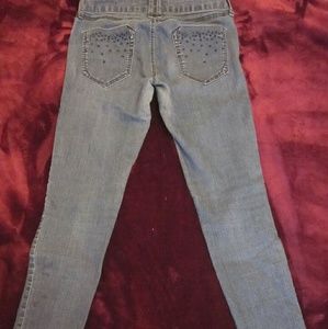 Bebe Stretch Skinny Jeggings Low Rise Jeans